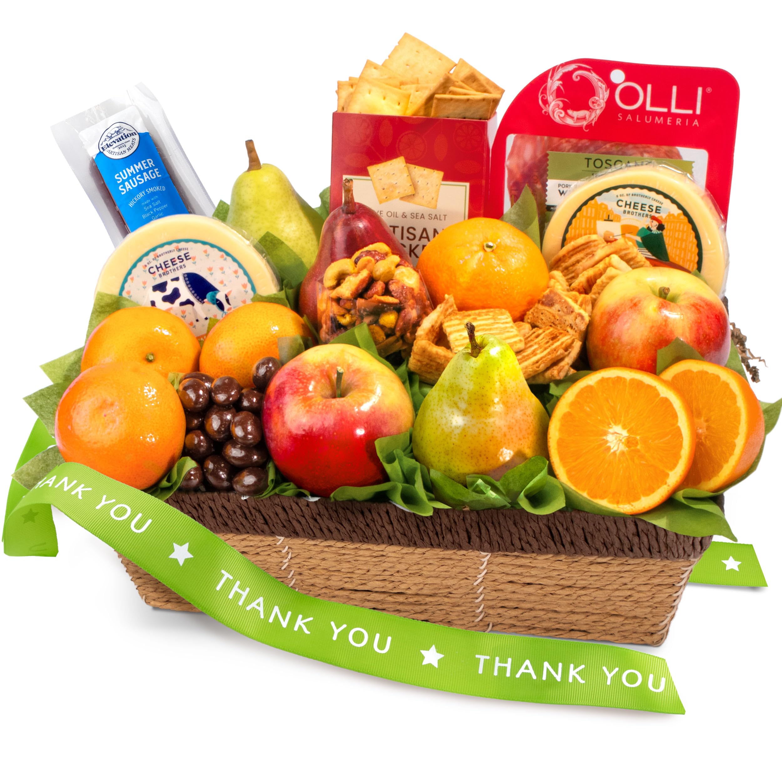 A Gift Inside Thank You Sweet & Savory Farmstead Gift Basket