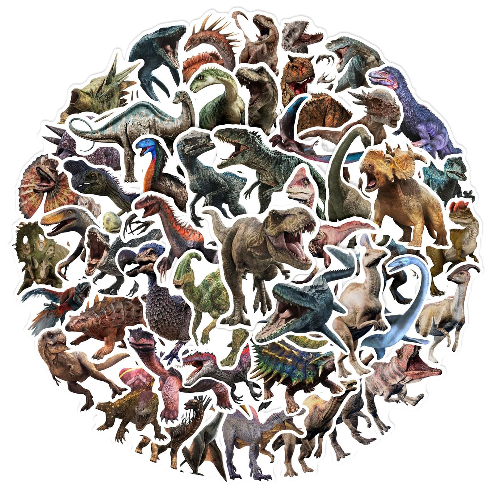 Amazon.co.jp: 恐竜 ステッカー セット 50枚 ジュラシック恐竜 シール