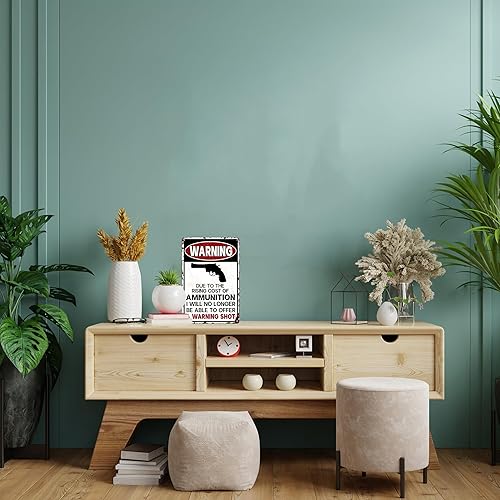 Miniatura 2 de Letrero de metal con texto en inglés "No Trespassing" para decoración de pared, letrero de aluminio para puerta, patio, garaje, hogar, bar, café,