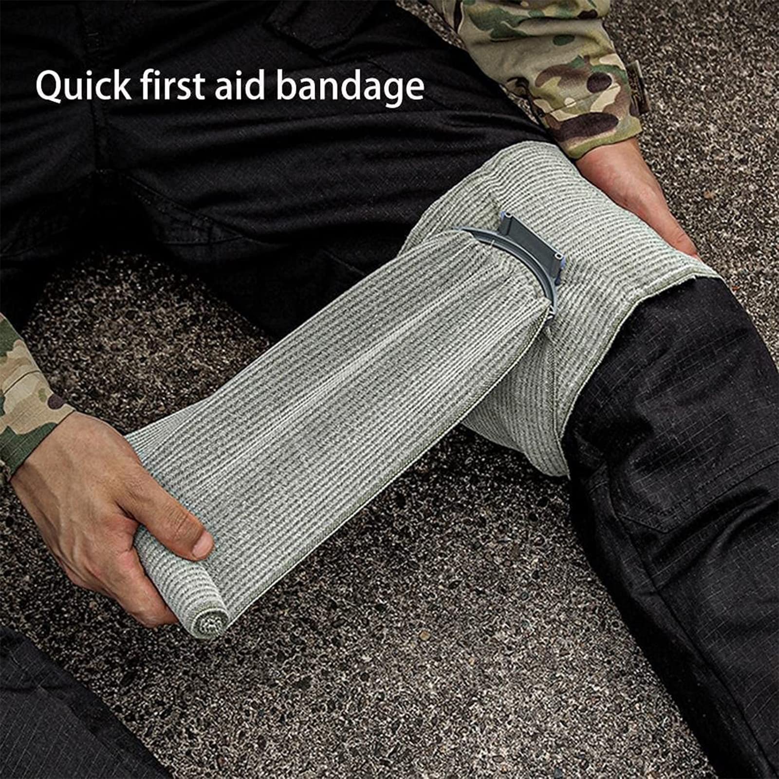 Taktische Tourniquets Notfall Erste-Hilfe Bandage Israelischer Bandage Vakuumver packungs,8pcs,6in