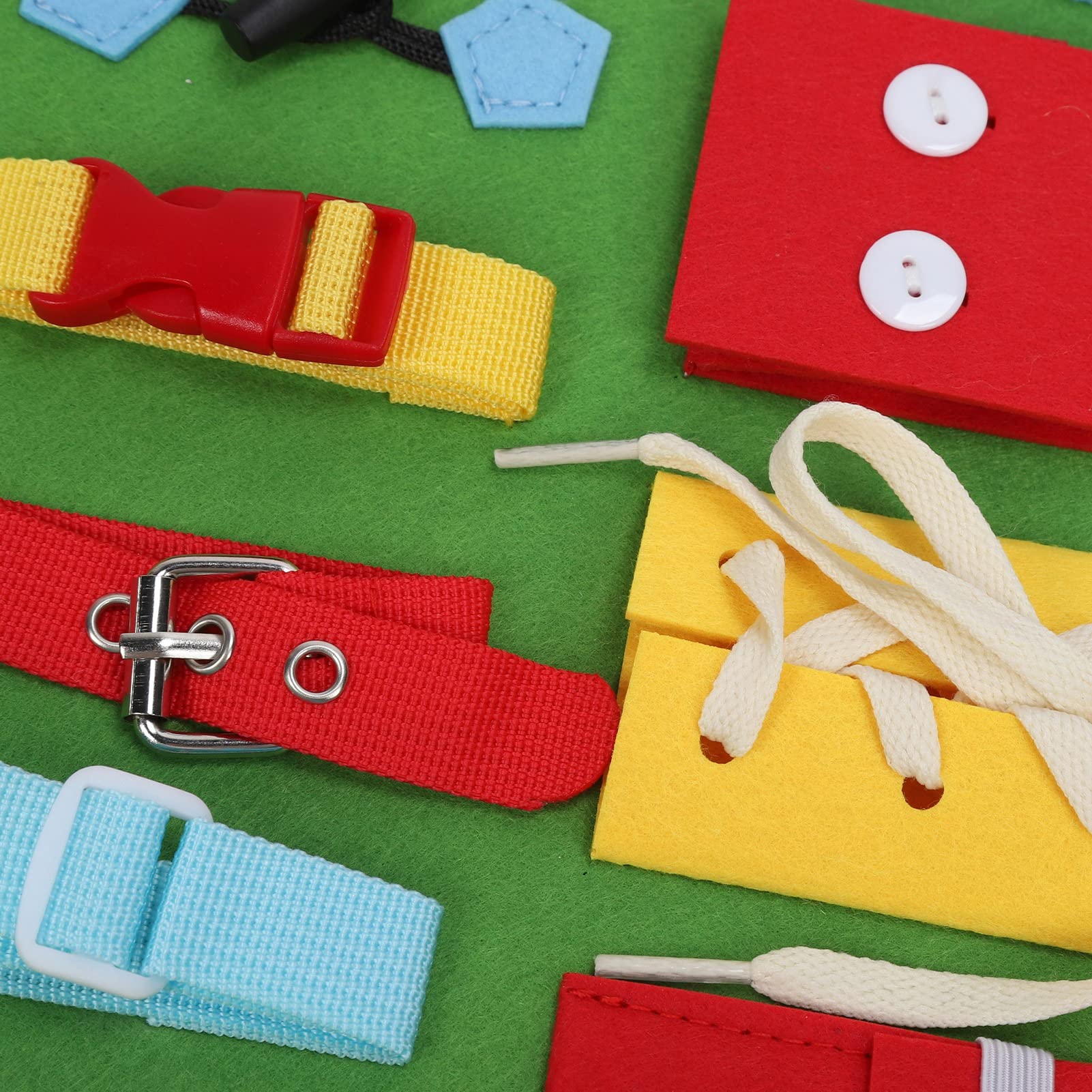 Coperta Fidget per Anziani, Prodotti per la Demenza di Alzheimer, Coperta Sensoriale Perdita di Memoria Giocattoli Fidget, Sollievo Dall'Ansia Migliora la Coperta Sensoriale