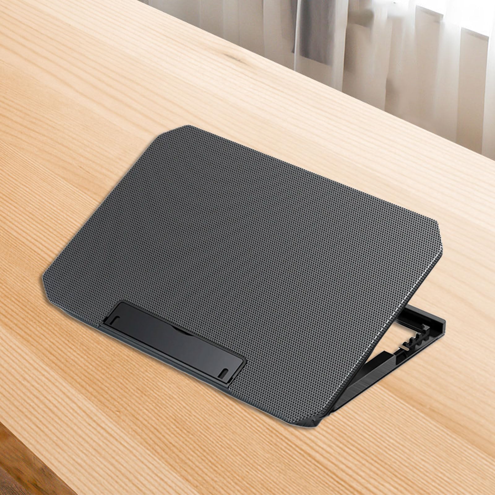 Stojak chłodzący laptopa do gier z 2 wentylatorami i 2 portami USB, regulowany uchwyt na tablety