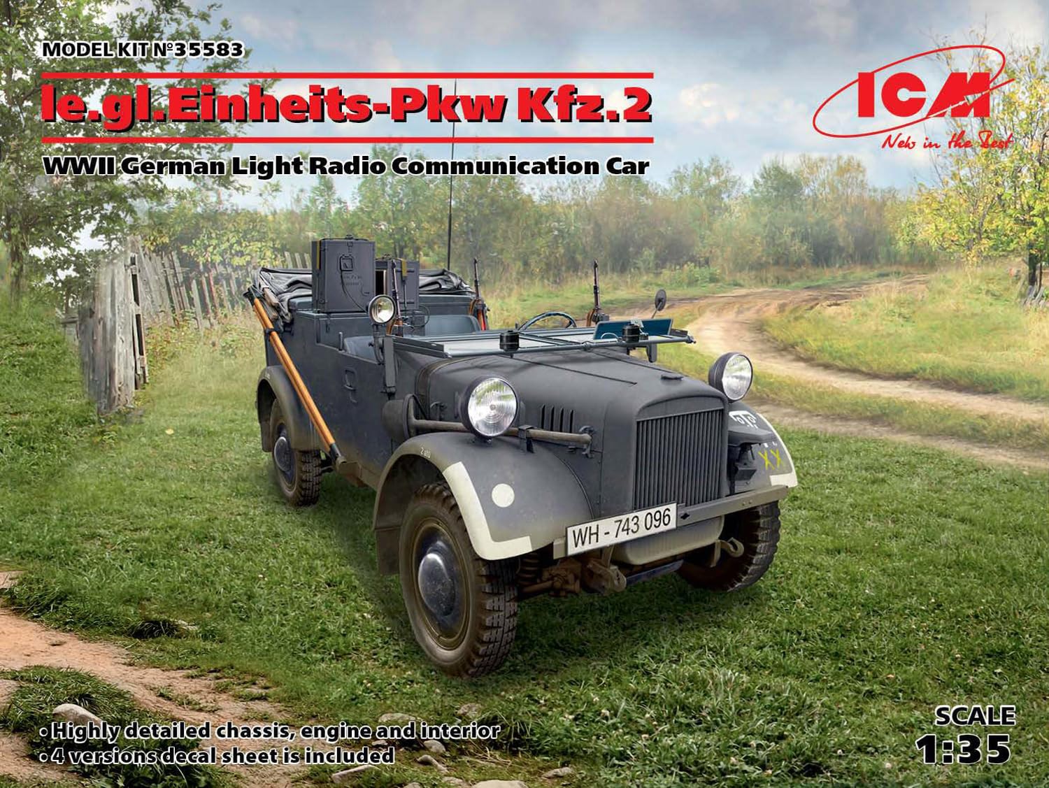 ICM ICM35583 1:35-le.gl.Einheitz-Pkw Kfz.2