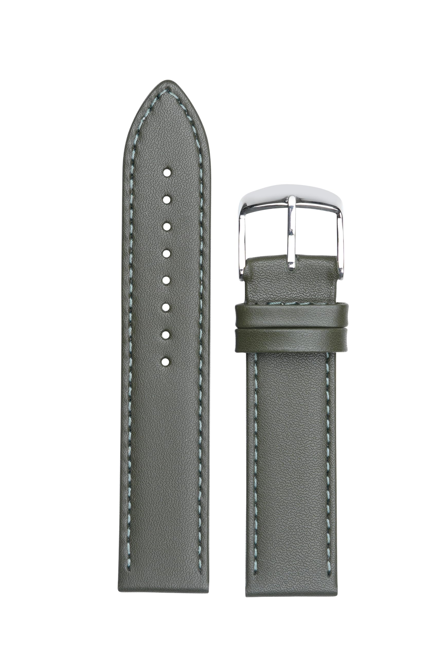 EXOR DYLAN 20 mm Genuine Leather Watch Strap (OLIVE GREEN) (B0CT4ZPL6M) Amazon Price History, Amazon Price Tracker