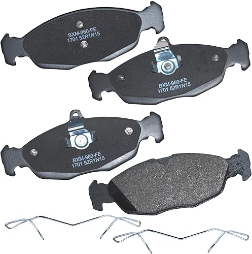 Vista 11 de Bendix Premium SBM8 - Pastillas de freno semimetálicas Premium para modelos seleccionados Buick Special, Camaro, Corvette, Phaeton, Olds F85, Vista