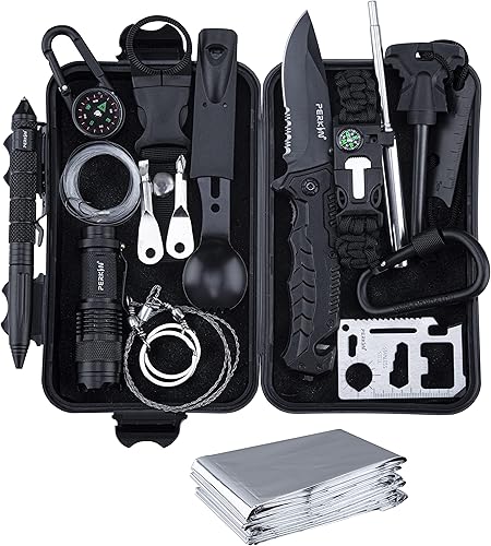 Perkin Kit de supervivencia Kit de primeros auxilios de supervivencia