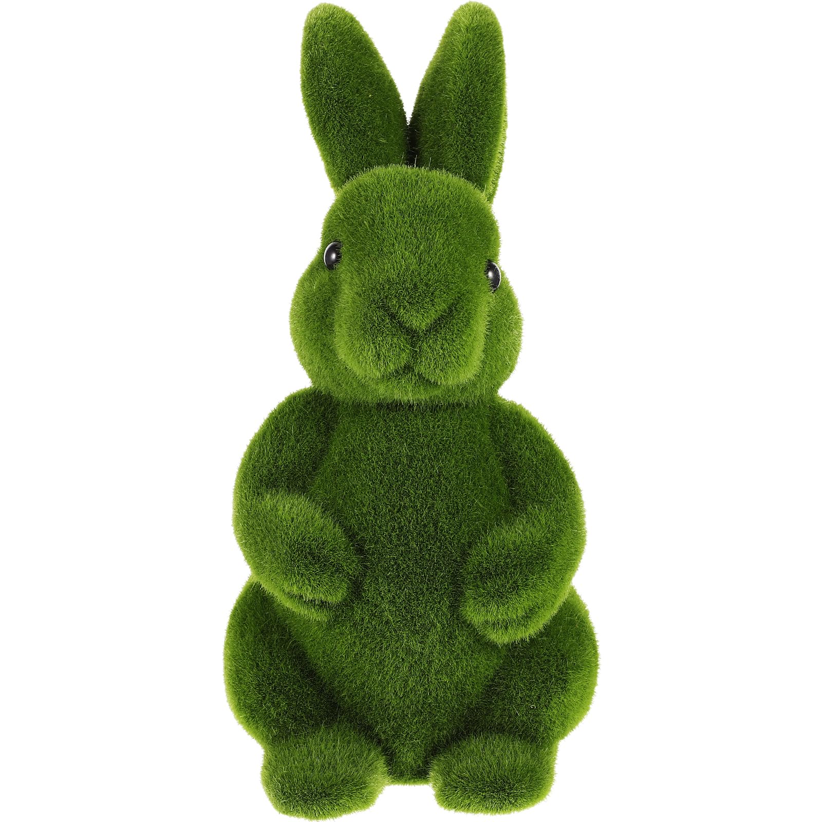 Amazon.com: Cabilock Flocked Rabbit Mosses Rabbit Statue Bunny Topiary ...