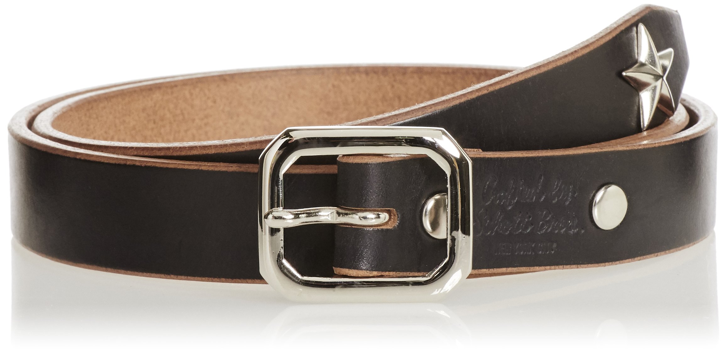 Amazon | (ショット)Schott PERFECT BELT NARROW 3129046 09BLACK