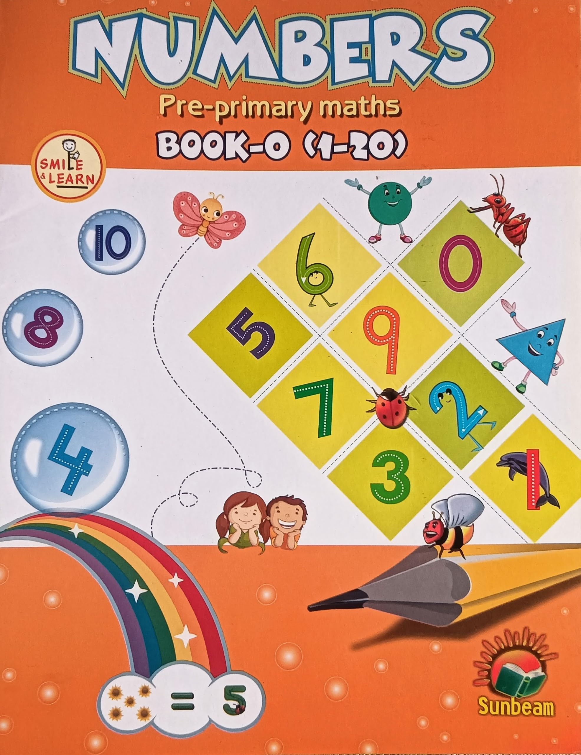 Amazon.in: Buy Numbers Pre-primary Maths Book-0 (1-20) | Sunbeam