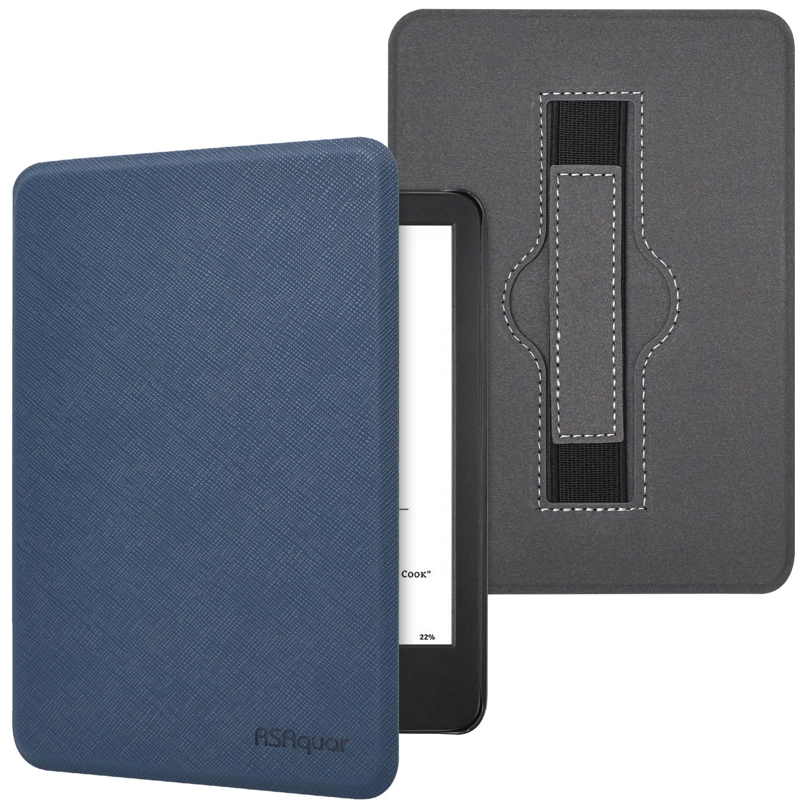 RSAquar 7" All-New Kindle Paperwhite 12th 2024 or Kindle Colorsoft 1st 2025 Signature Edition Case with Hand Strap – Slim Protective Cover with Auto Sleep/Wake - Agave Green — view 8