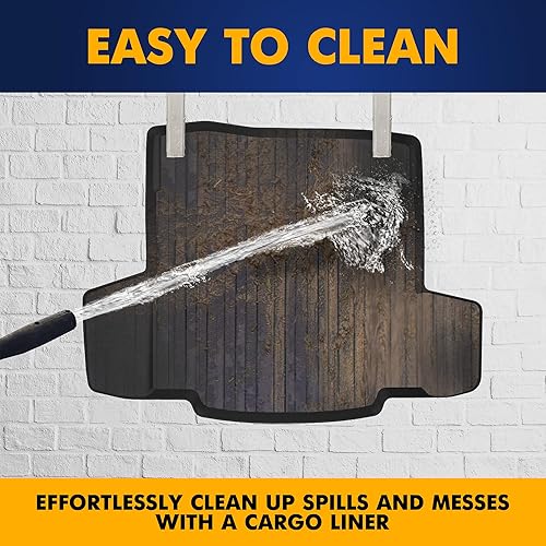 Miniatura 5 de Forro de carga prémium para Chevrolet Malibu Sedan 2019-2025 – 100% de protección, tapete de maletero de automóvil de ajuste personalizado, tapete