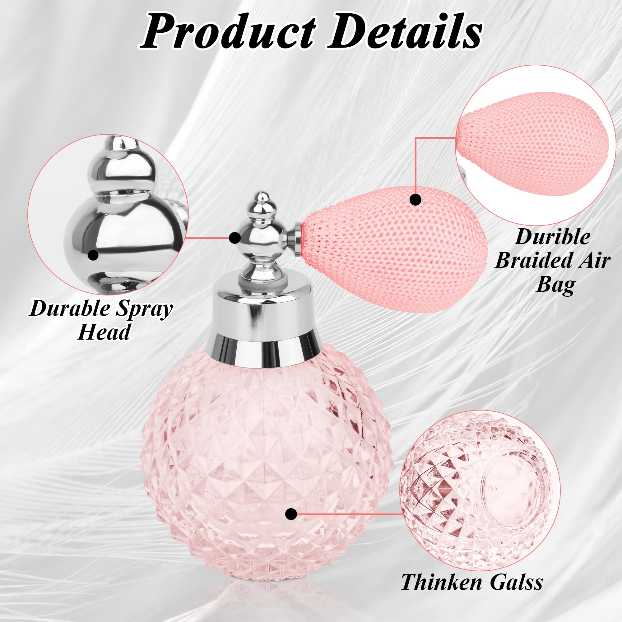 トールペイント作品　Perfume Bottles Amazon.com: Coolrunner Crystal Art Vintage Style Refillable