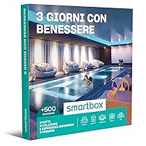 Smartbox – Cofanetto Regalo 3 Giorni con Benessere – Idea Regalo per Lui e Lei – 2 Notti con Colazione e Pausa Relax per 2 Persone