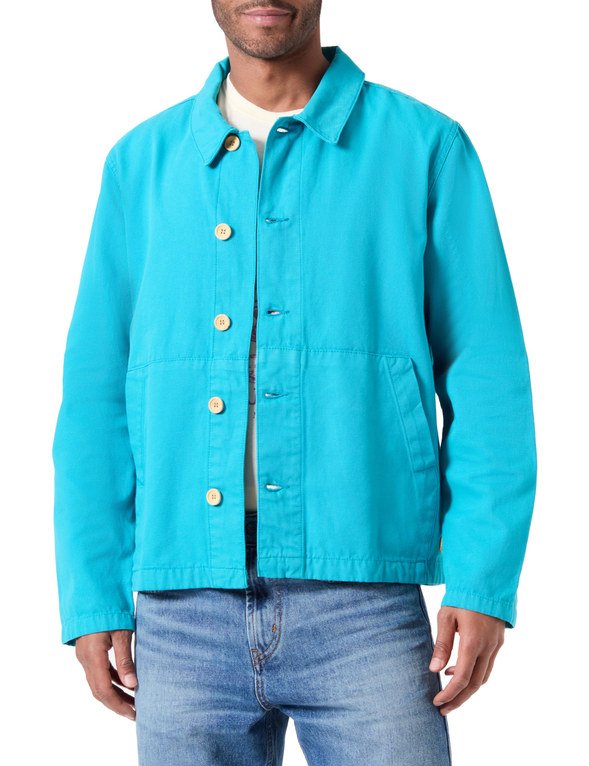 Armor Lux Men's Heritage Fisherman Jacket, Pagoda, L