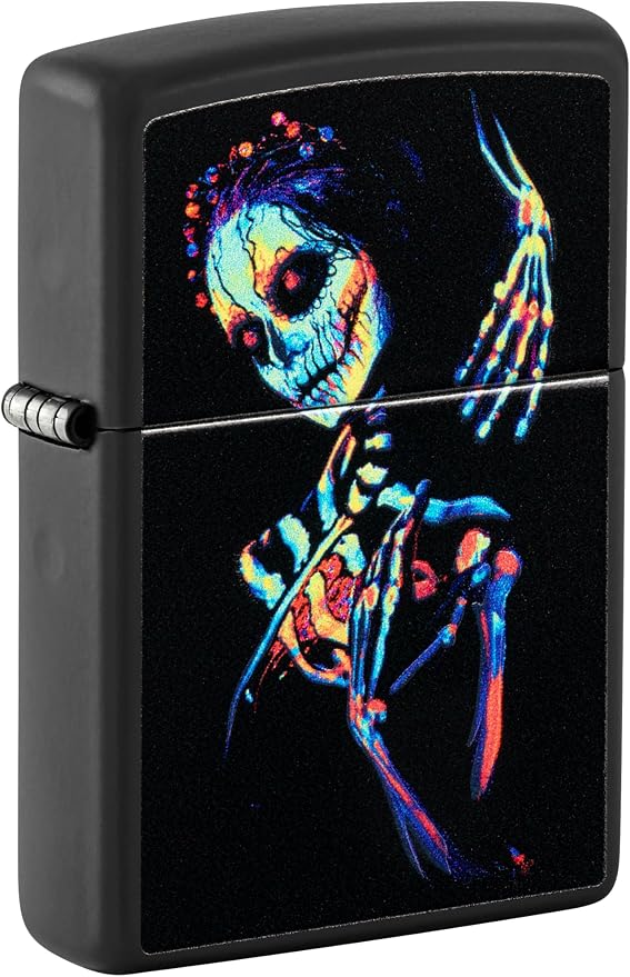 Mechero Zippo UV Skeleton con Diseño Calado