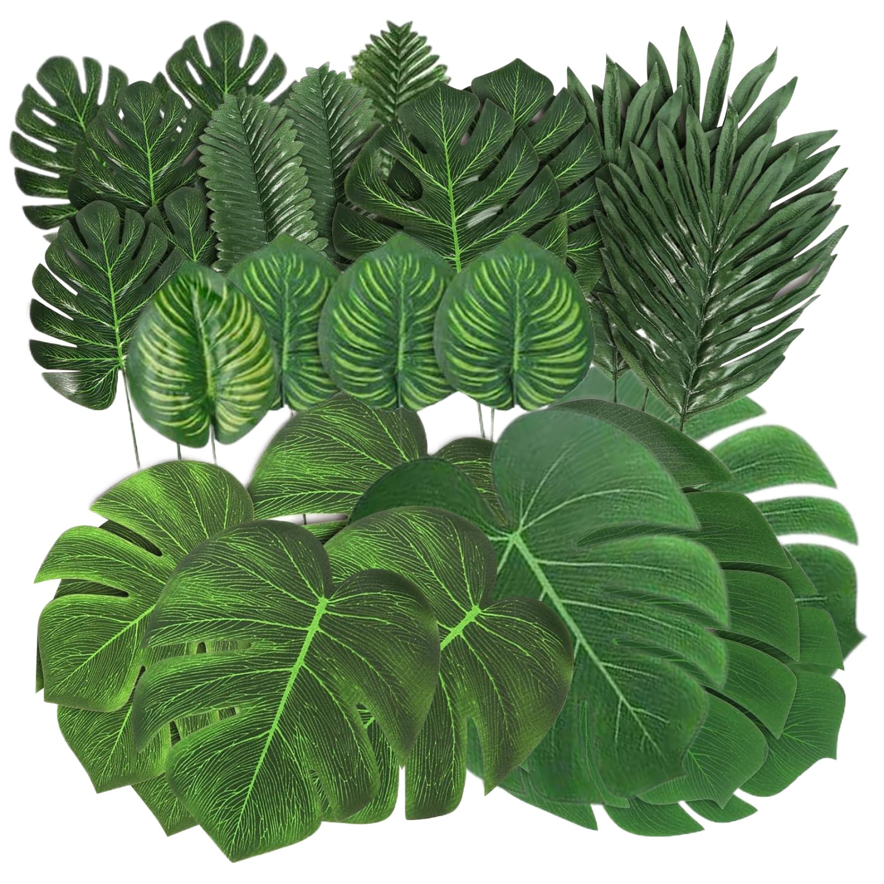 Feuilles de palmier artificielles 7 styles de fausses feuilles de fete