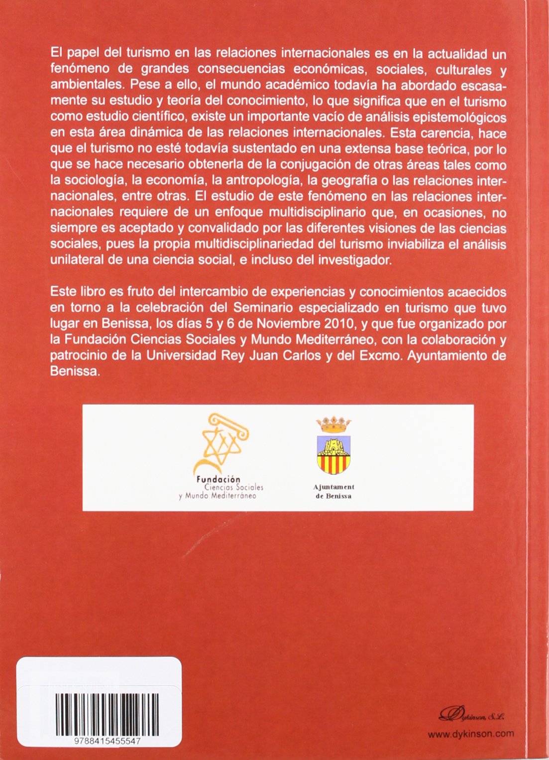 Turismo Y Relaciones Internacionales (Colección Ciencias Jurídicas y Sociales)