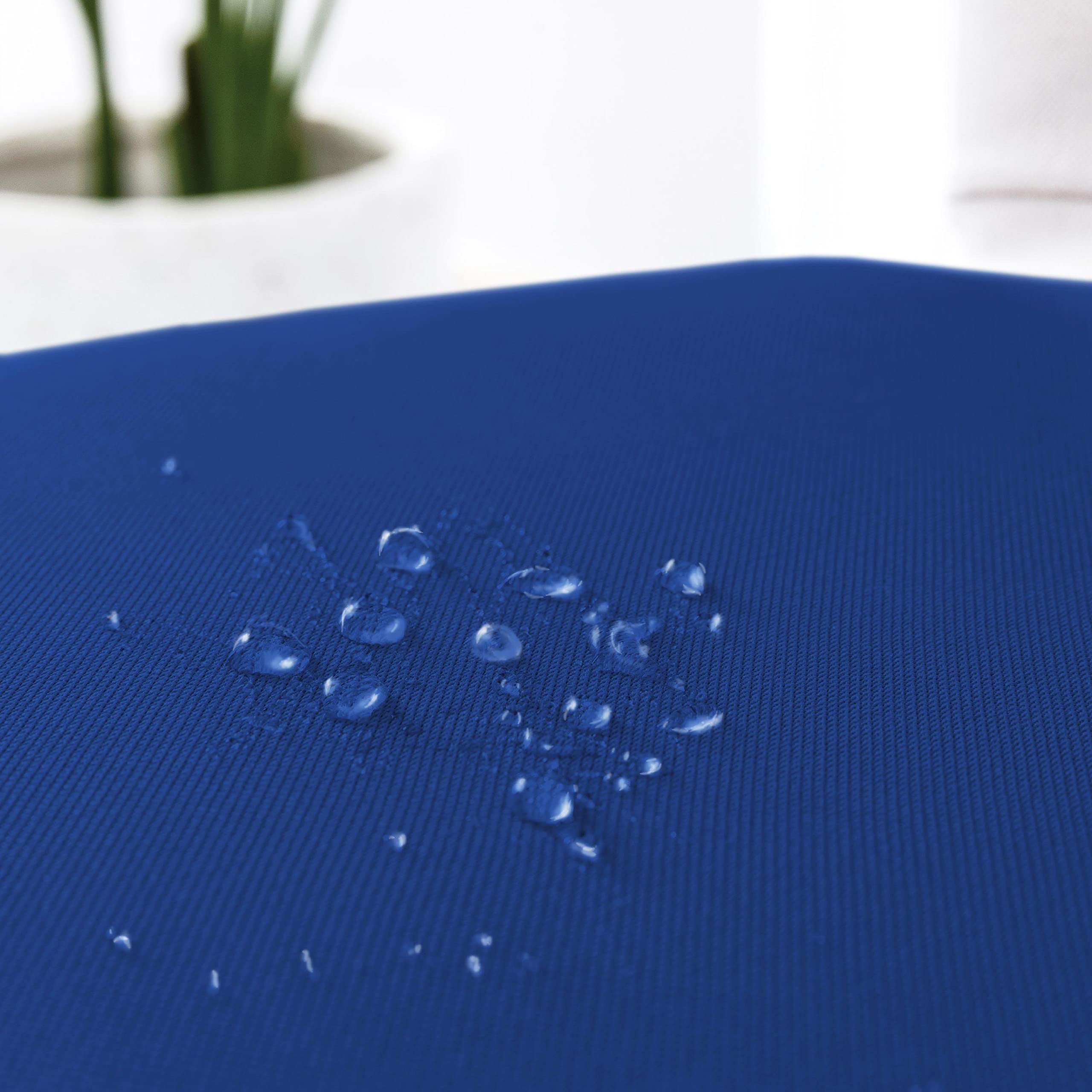 Coprisedie con Schienale 4 Pezzi Elasticizzati, Impermeabili, Misura Universale, Coprisedia Soggiorno Cucina Moderna Lavabile Estraibile - Blu