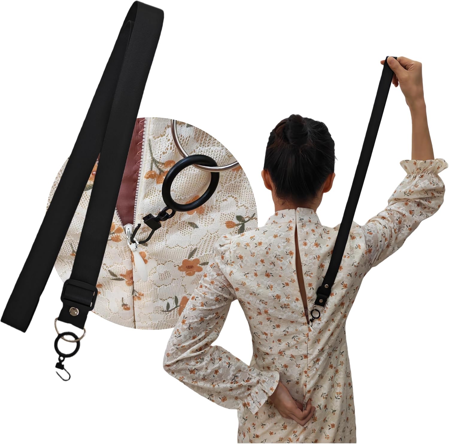 Dress Zipper Pull Helper | Zipper Puller Helper | Zipper Helper(Black)