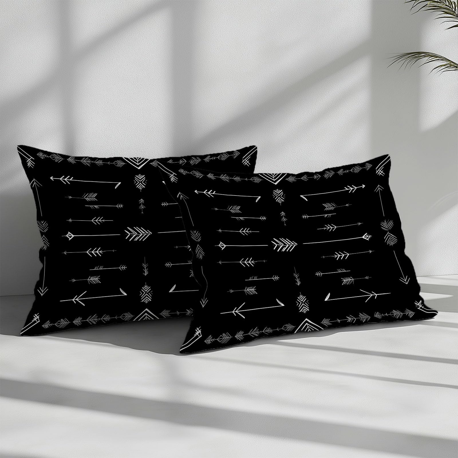 Juego de ropa de cama de 180 x 200 cm, 3 piezas, diseño de flecha, color