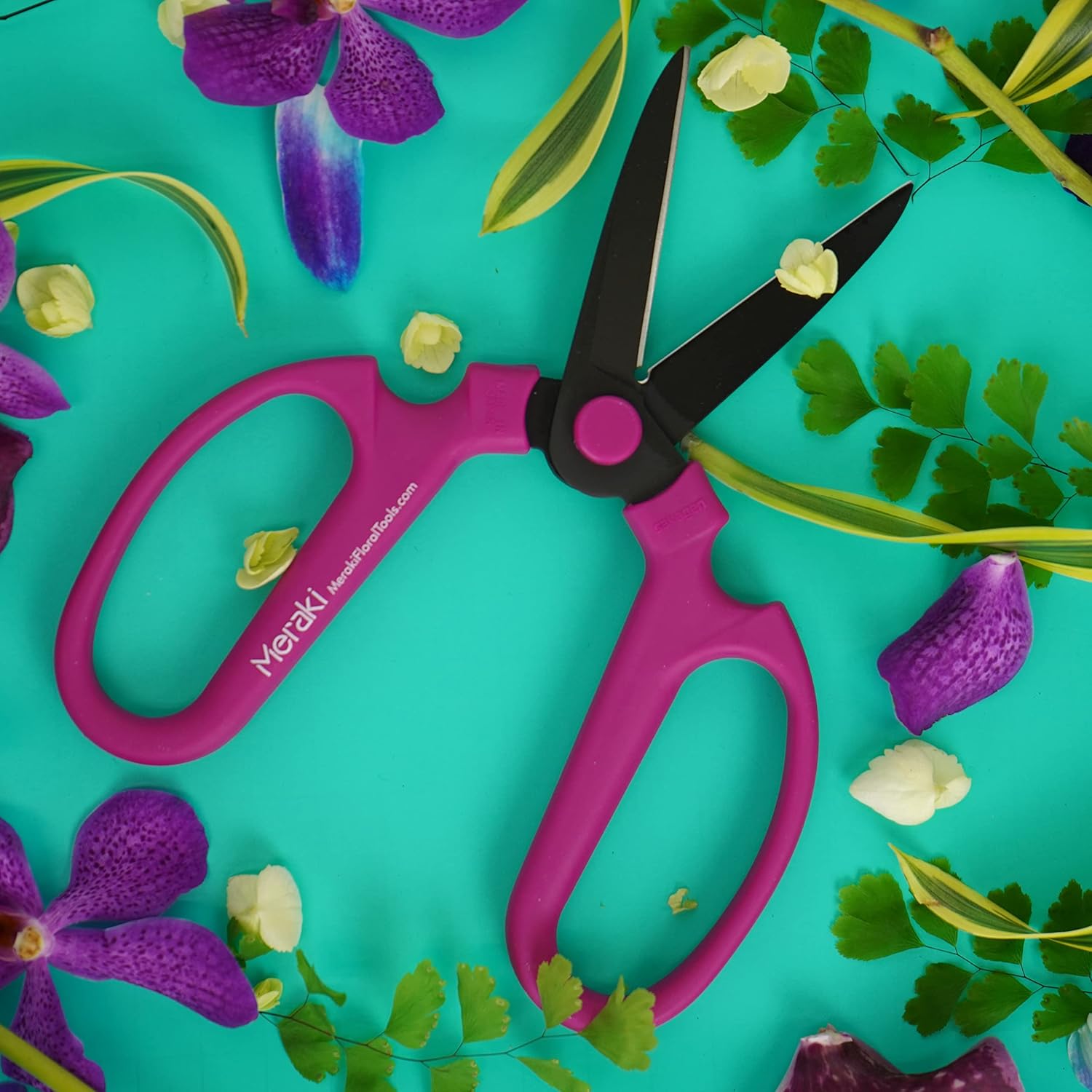 Flower Scissors Set of 6 Carbon Steel Blades
