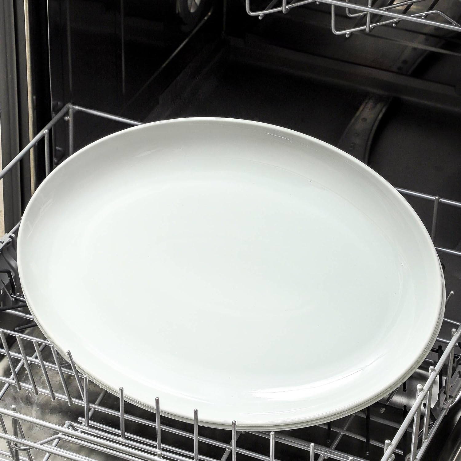 Set of 4, 16 inch Porcelain serving trays for party, Large serving platters for serving food party, Thanksgiving serving dishes for entertaining, Turkey, Steak