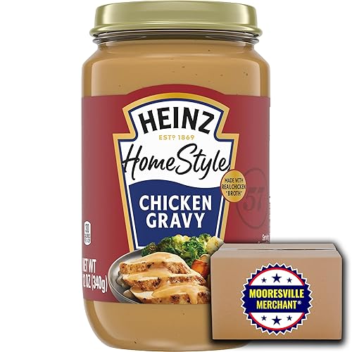 Heinz HomeStyle - Salsa de pollo, 12 onzas, 3 frascos con calcomanía Mooresville Merchant