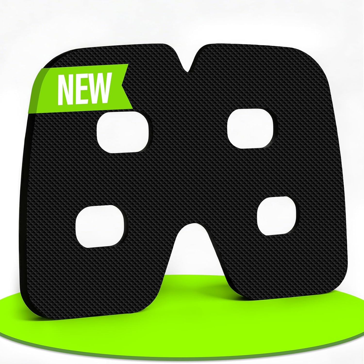 Rowing Machine Seat Cushion for Concept2 Rower | 4-Hole Ergonomic Pelvic Support Rowing Machine Cushion | 0.59in Thick Anti-Slip Rower Seat Pad, Breathable Rowing Machine Seat Cushion