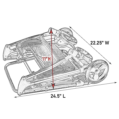 Miniatura 6 de Pet Gear - Sistema de viaje 3 en 1, el cochecito View 360 se convierte en transportador y asiento alzador con tecnología Easy Click N Go, para gatos