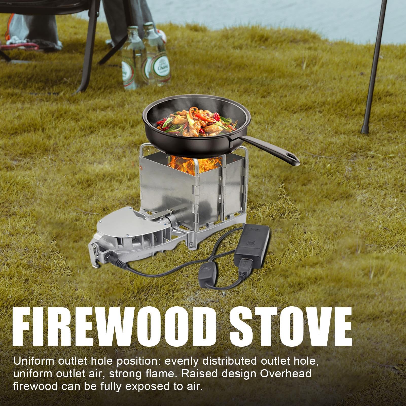 Poêle À Bois Cuisinière Portable Pliable