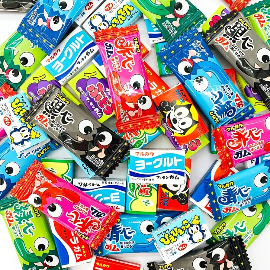 Amazon.co.jp: マルカワ 懐かしい駄菓子ガム！10種類いろいろな