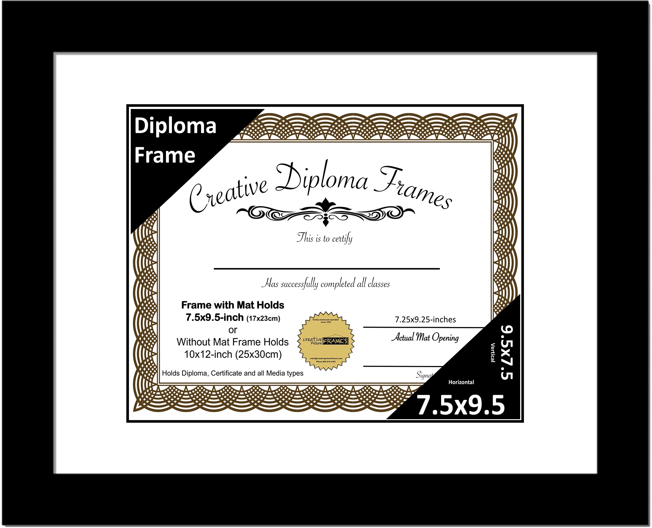 Creative Picture Frames Classic Black Frame
