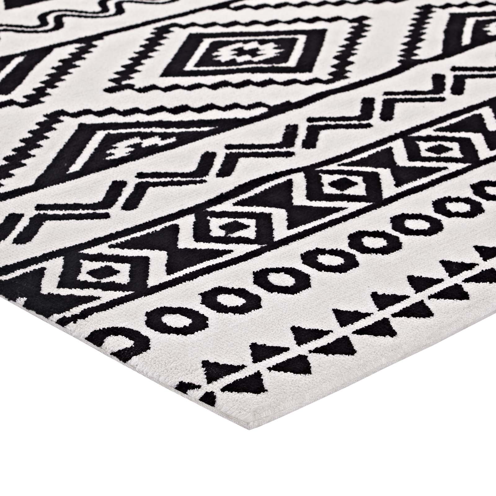 Amazon.com: Modway Haku Geometric Moroccan Tribal 5x8 Area Rug