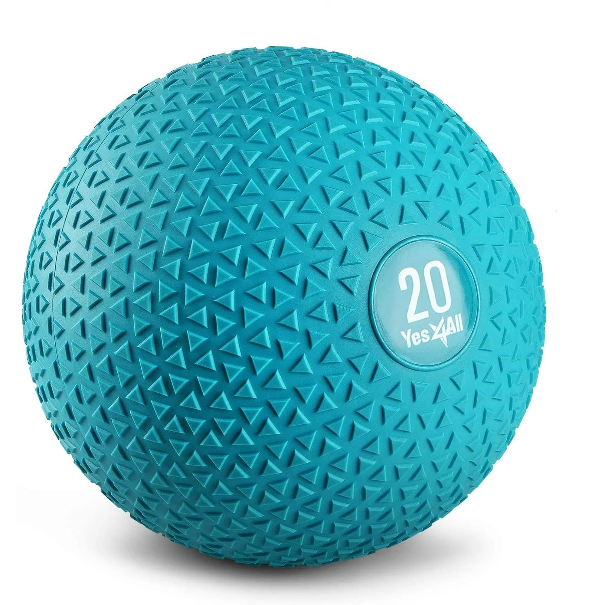 Yes4All Slam Balls, 10-40lb Medicine Ball Weight, Durable PVC Sand Filled Workout Dynamic Medicine Ball for Core Strengthen