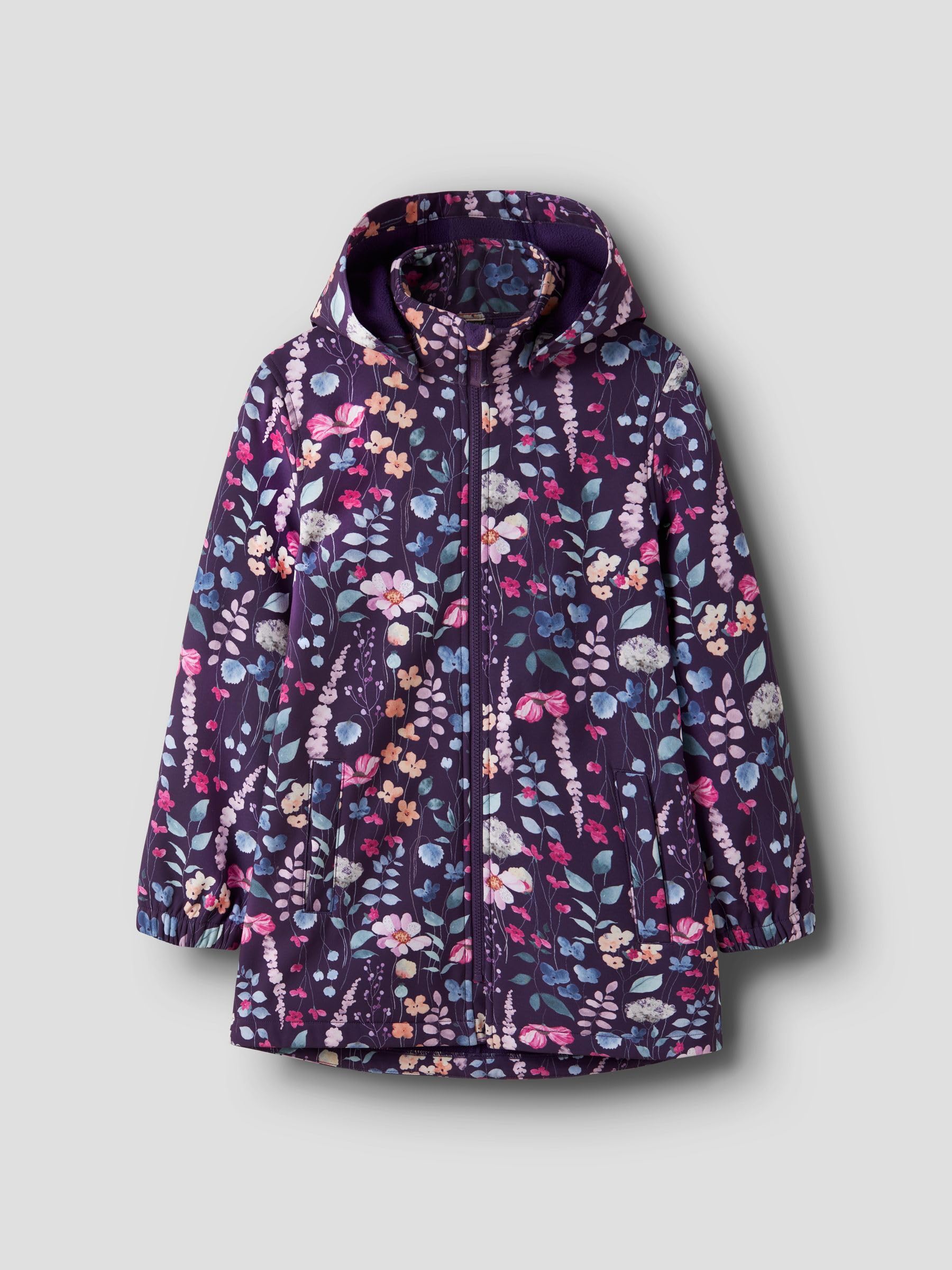 NAME IT Mädchen Nkfalfa08 Softshell Jacket Long Aop2 Fo