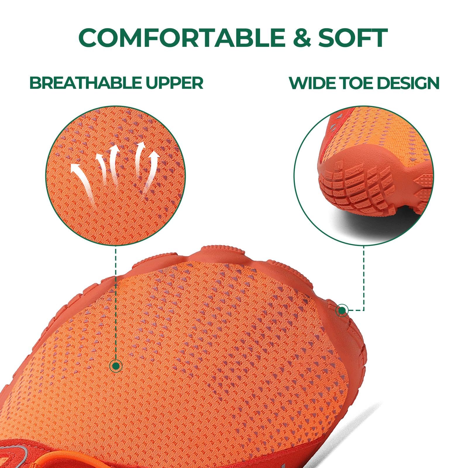 SAGUARO Scarpe Barefoot Shoes Minimaliste Scarpe da Trail Running Uomo Donna Gr.36-48