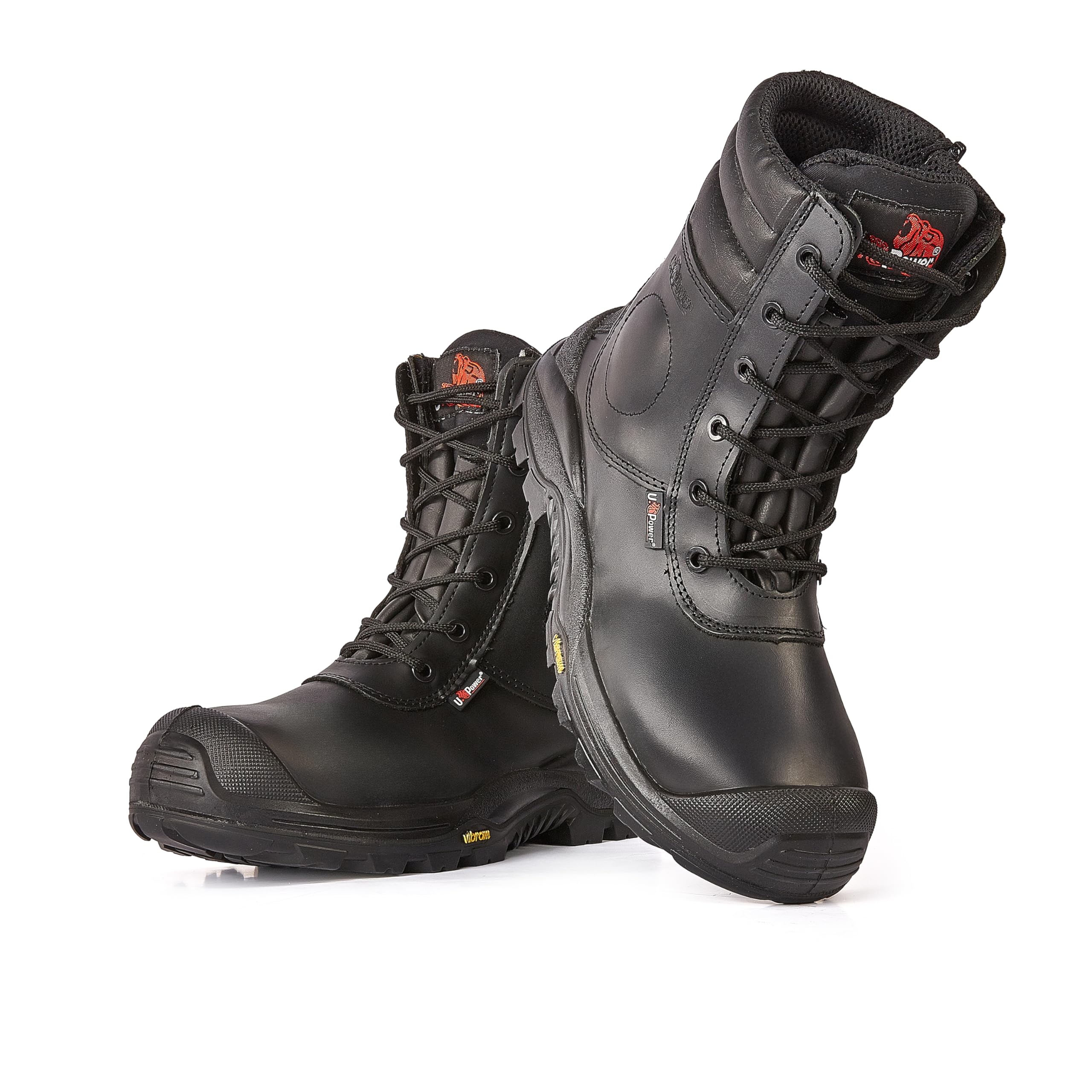 U-Power UM70354 Linea Concept-M Modelo Mleopard UK Zapatos de Seguridad Botas, S3 HRO SRC CI, Negro