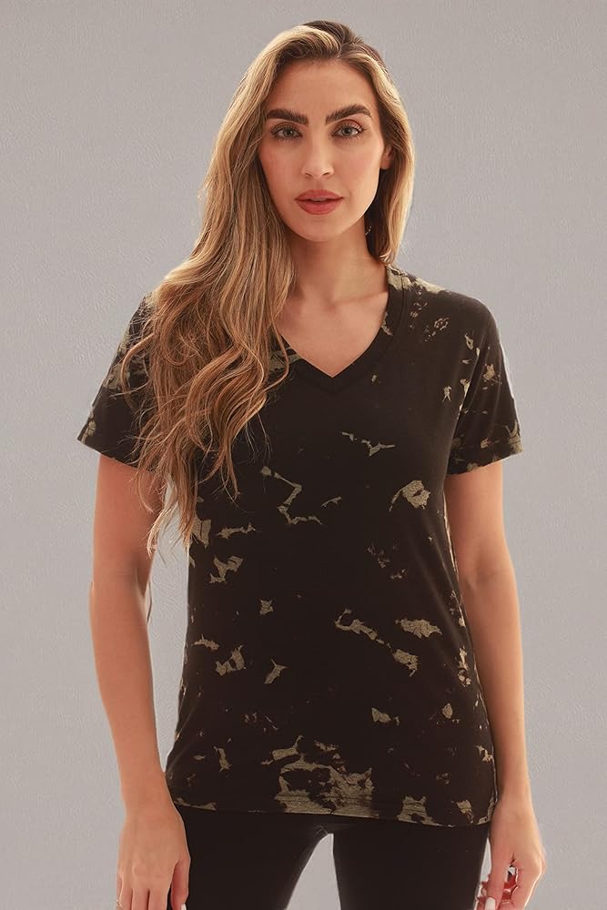 Amazon.com: Just Love Loop Terry Tie Dye T-shirt for Women 6907