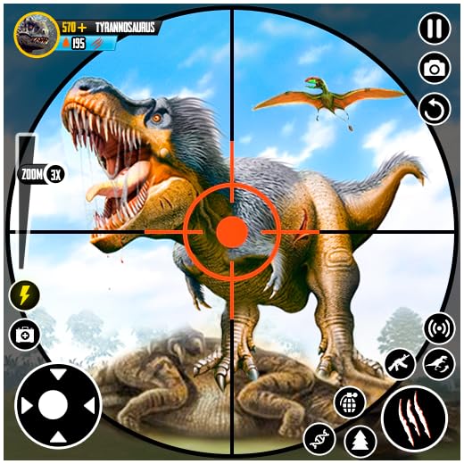 Dino Safari - Deadly Dino Hunting Safari Adventure 3D Hero Hunter of Jurassic Dinosaurs in Jungle Quest Fighting Simulator Game