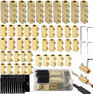 DR DRACLISS 45PCS 4-10 AWG Wire Connectors Kit, 8 Gauge Quick Connectors with Zinc-Plated Screws & Spanners, 80A Electrical Connectors