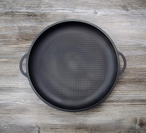 Miniatura 4 de Olla de horno holandés con tapa (18 cuartos de galón (17 litros), horno holandés de hierro fundido, juego de utensilios de cocina de hierro fundido,