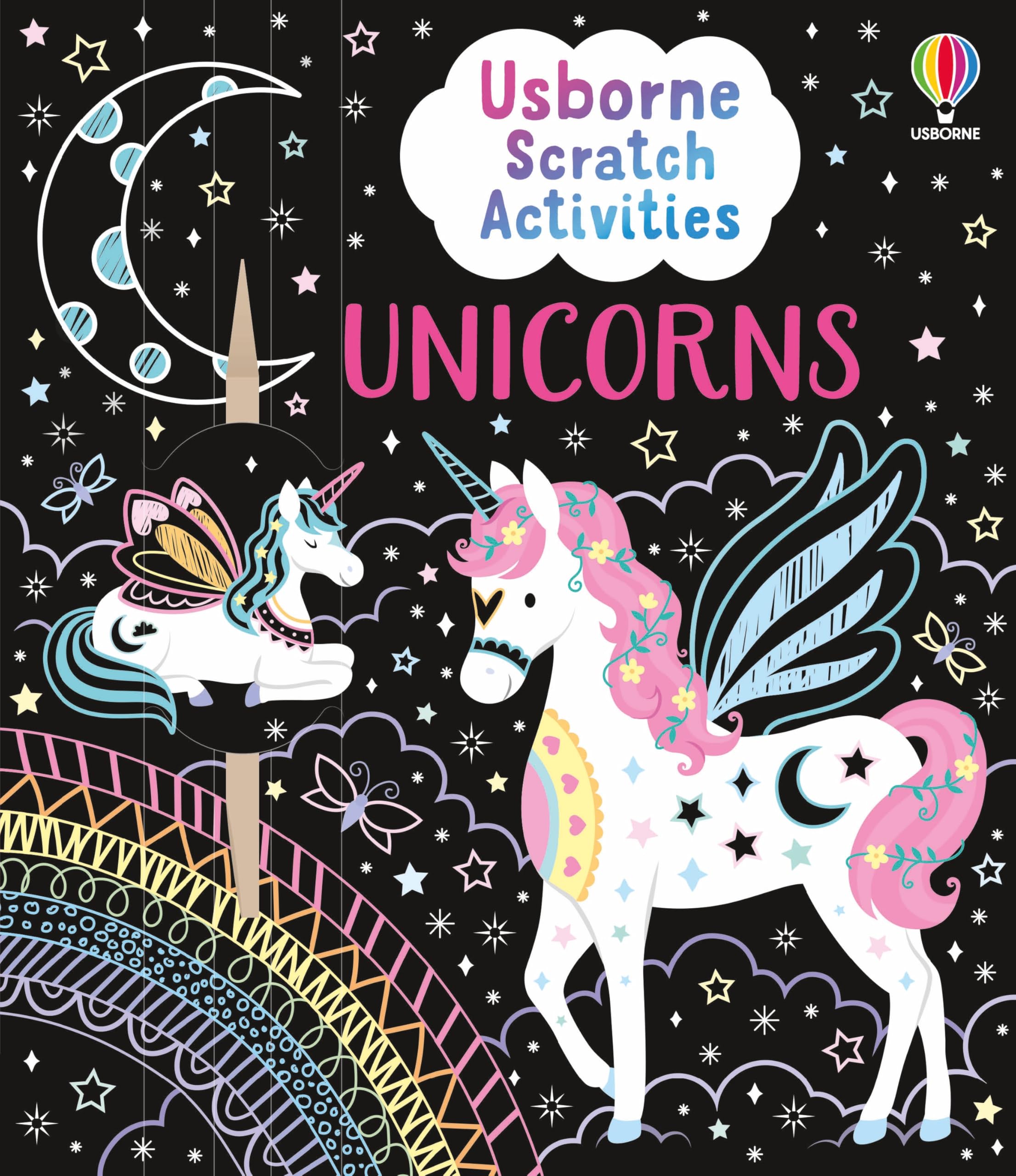 Usborne Scratch Activities Unicorns: Hours of Magical Unicorn Fun await in this Scratch Book full of Interactive Designs and Puzzles
