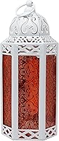 Vista 51 de VELA LANTERNS Farol portavelas decorativo, marroquí, gótico, morado, de 10.5 pulgadas, para mesa o colgar, decoración de Ramadán, decoración