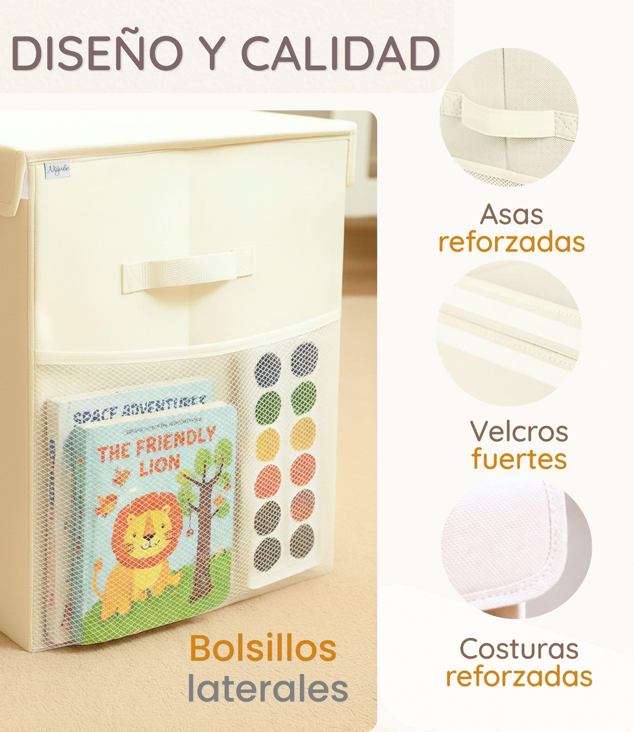 Baúl Juguetes Infantil Grande XL, Caja Juguetes Almacenaje - Selva