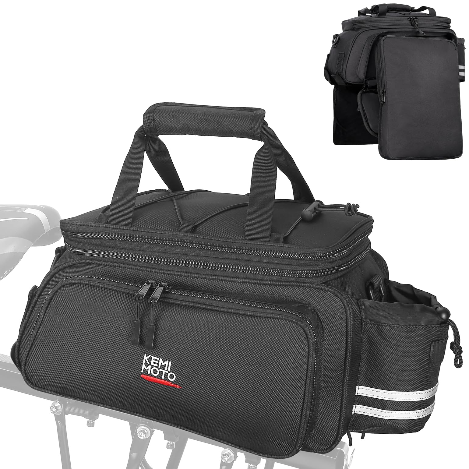 KEMIMOTO Bike Rear Rack Bag