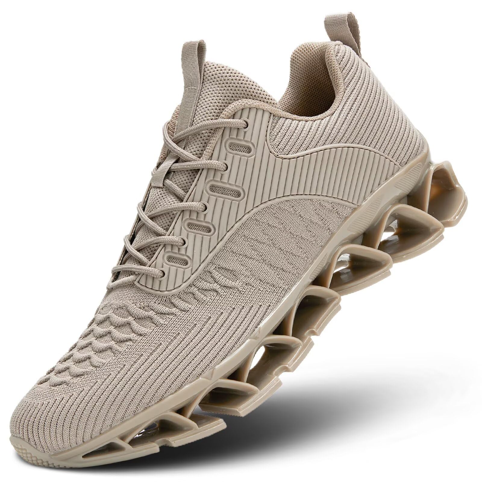 Men's Slip on Walking Running Shoes Blade Tennis Casual Fashion Sneakers Comfort Non Slip Work Sport Athletic Trainer