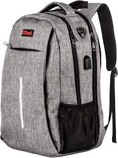 Travel Laptop Backpack, Business Anti Theft Slim RFID Blocking pocket Durable 15.6 Inch Laptops Backpack, USB Charging Port, Water Resistant College Laptop Bag