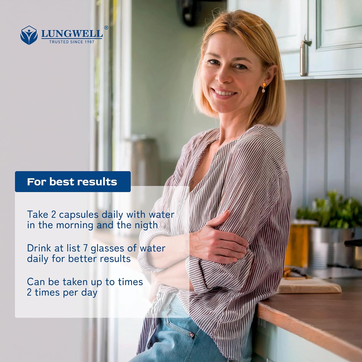 Quit Smoking Aid for Lung Cleanse & Health - Made in USA - Lung Detox with Licorice Root, Ginger & Nettle Root, Green Tea, Thyme & Oregano Leaves for Lung Clear Support & Stress Relief - 60 Capsules image 6 of 6 B07XDPHK6L