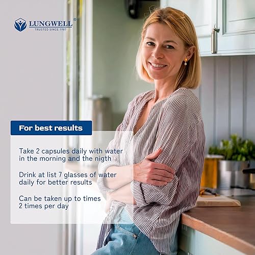 Miniatura 6 de Quit Smoking Aid - Made in USA - Helps to Clear Lungs  Stop Smoking - Infused with Mullein  L-Tryptophan for Lung Cleanse  Stress Relief