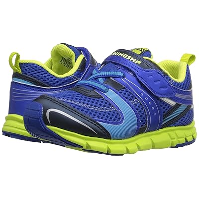Tsukihoshi Kids Velocity (Toddler/Little Kid) Boys Shoes Blue/Lime